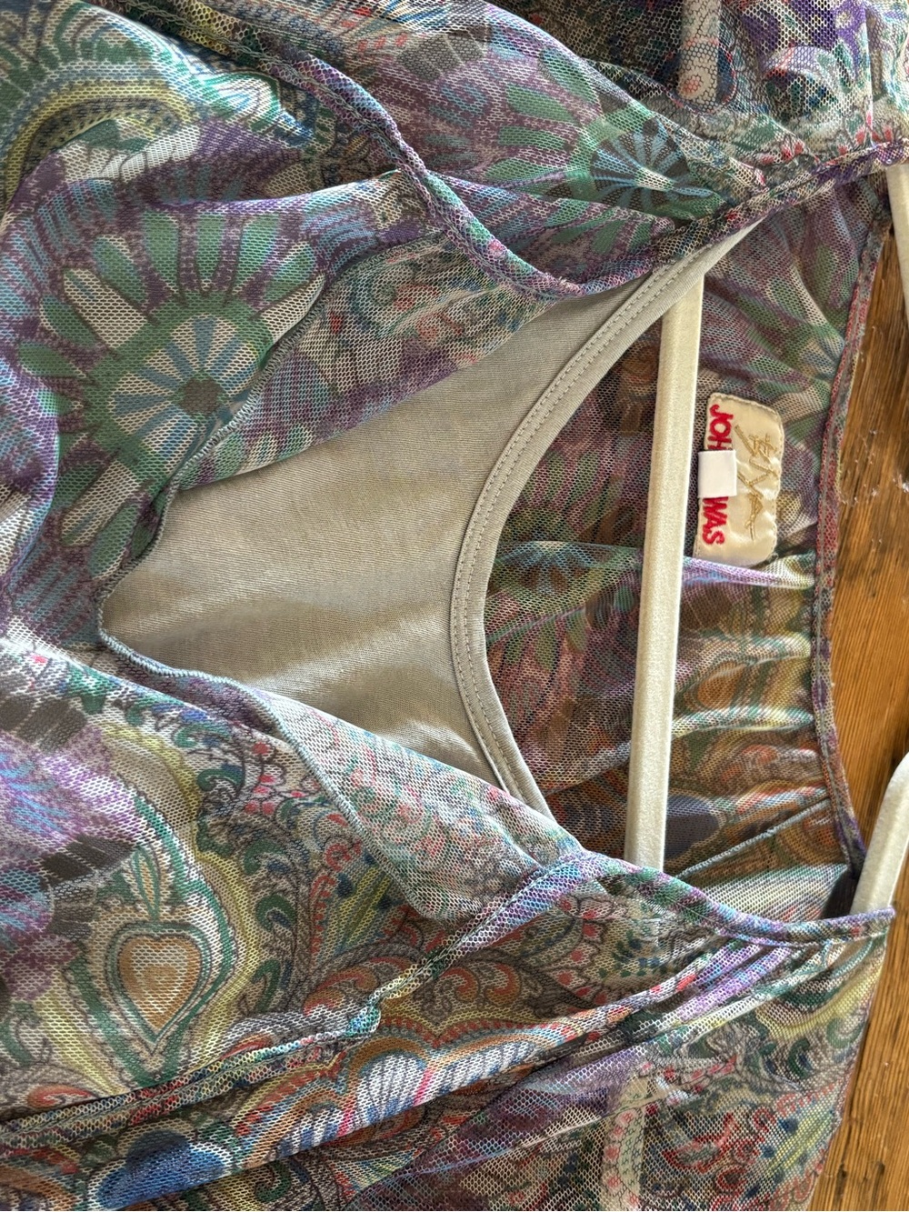 Johnny Was Multi-Color Embroidered Paisley Long Sleeve Dress - Picture 7 of 7